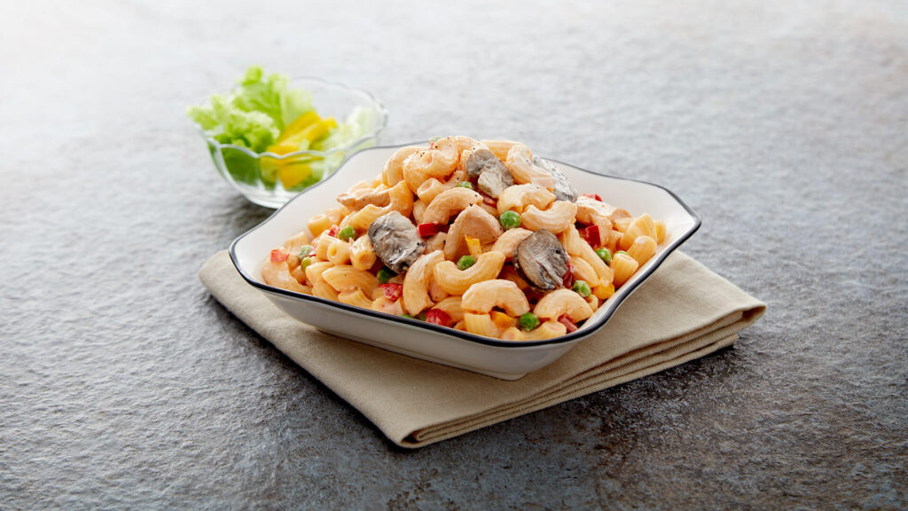 Macaroni Sos Tomato dan Mayonis