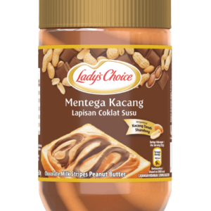 Ladys Choice Mentega Kacang Lapisan Coklat Susu