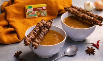Sup Bawang Malaysia dengan Sate