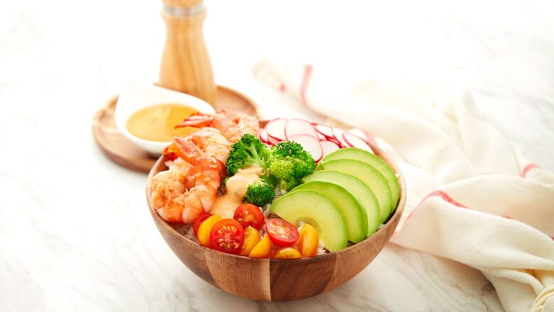 Hellmann's Broccoli and Shrimp Rice Bowl