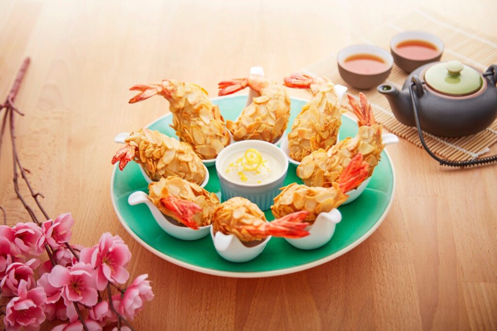 Crispy Almond Prawns