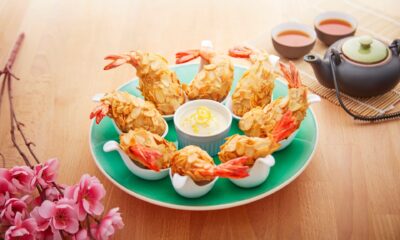 Crispy Almond Prawns