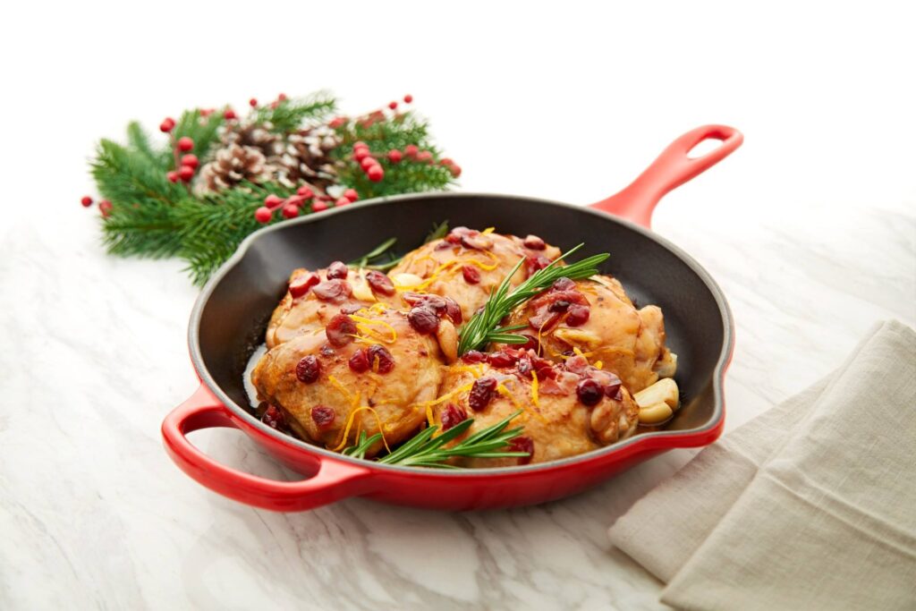 Cranberry Rosemary One Pan Chicken