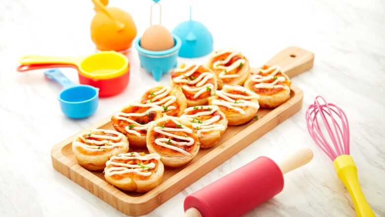 Gegulung Pizza Keju dan Ayam