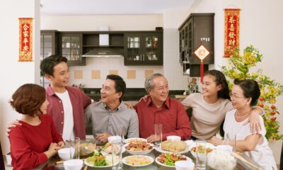 Chinese New Year family reunion dinner