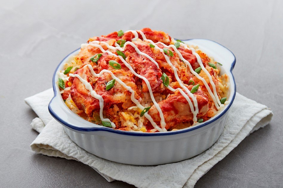 Nasi Bakar Ayam Tomato Senang