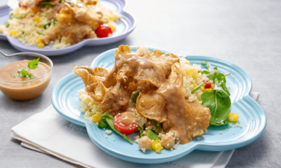 Crispy Mushtoom Couscous Salad