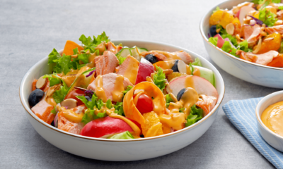 Salmon Peach Salad