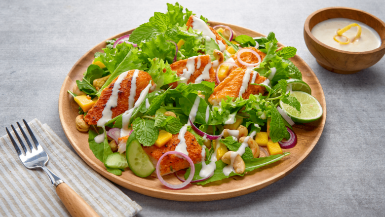 Tandoori Fish Mango Salad