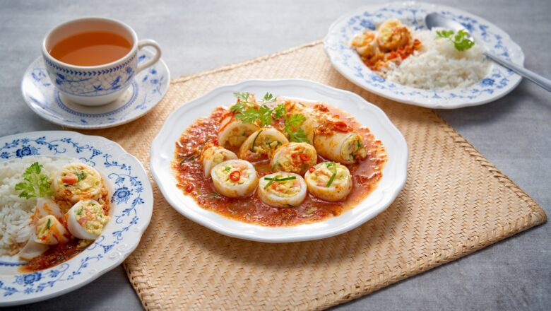 Sotong Sumbat Sos Limau Pedas