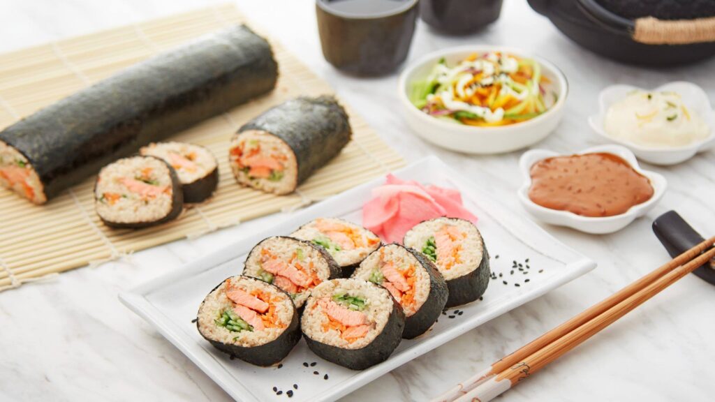 Sushi Salmon Caulirice