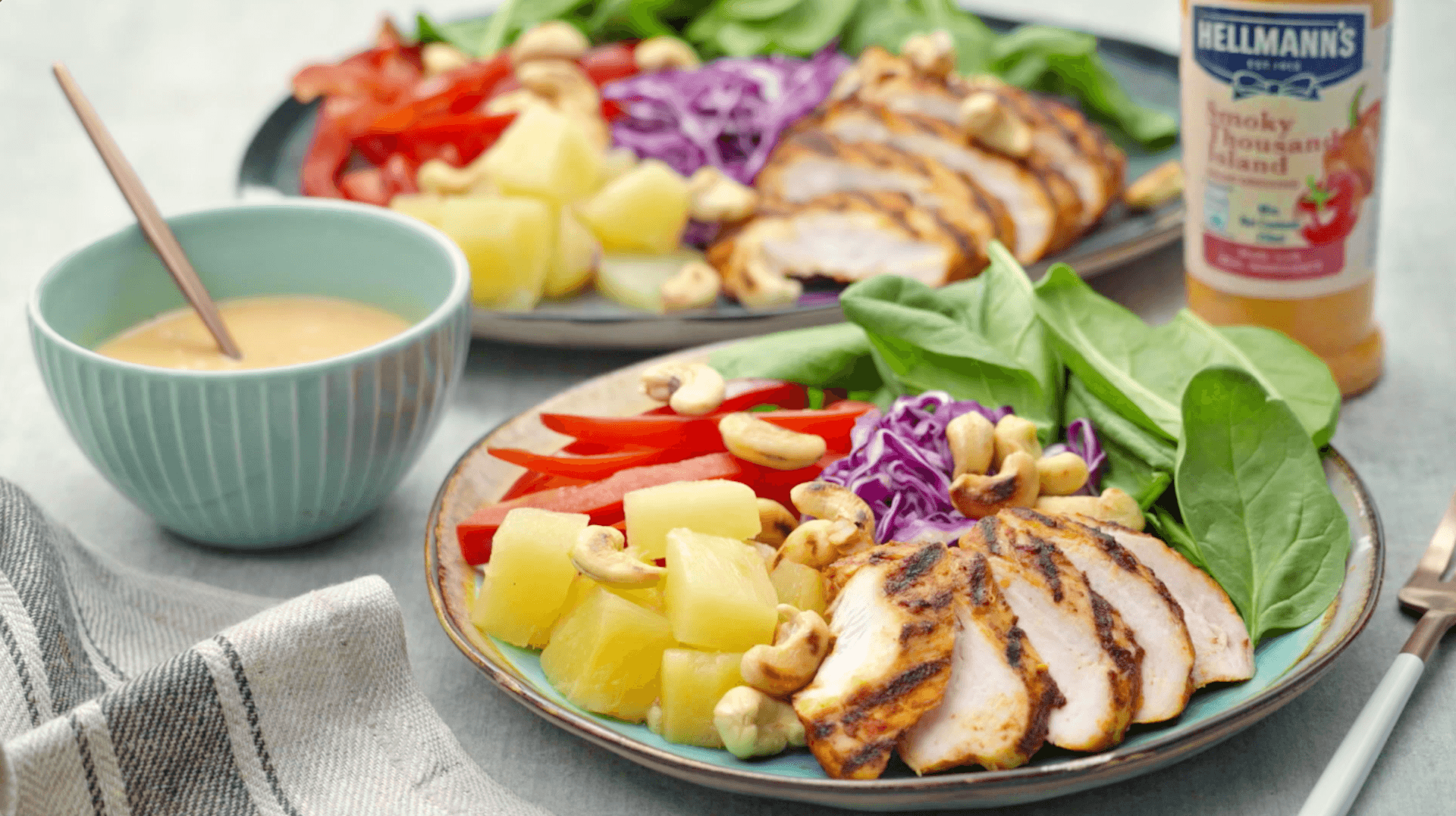 Salad Ayam Kacang Gajus Halia