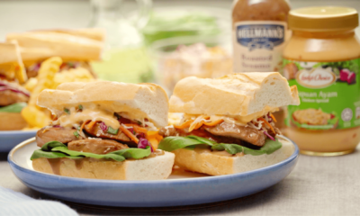 Sandwich Ayam Teriyaki Coleslaw Sos Bijan