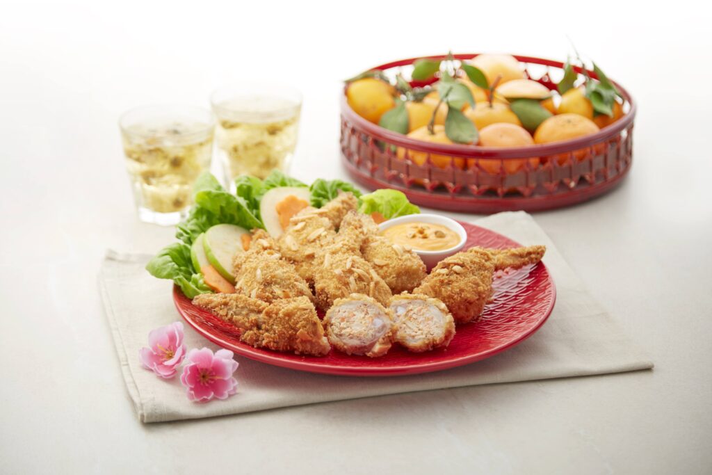 Golden Stuffed Chicken