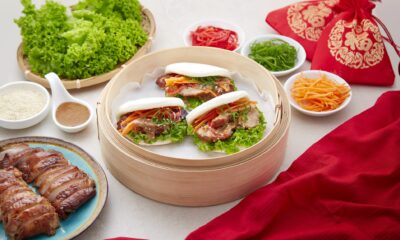 Grilled Sesame Chicken Gua Bao