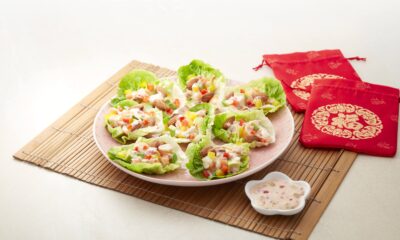 Three Treasures Lettuce Cups