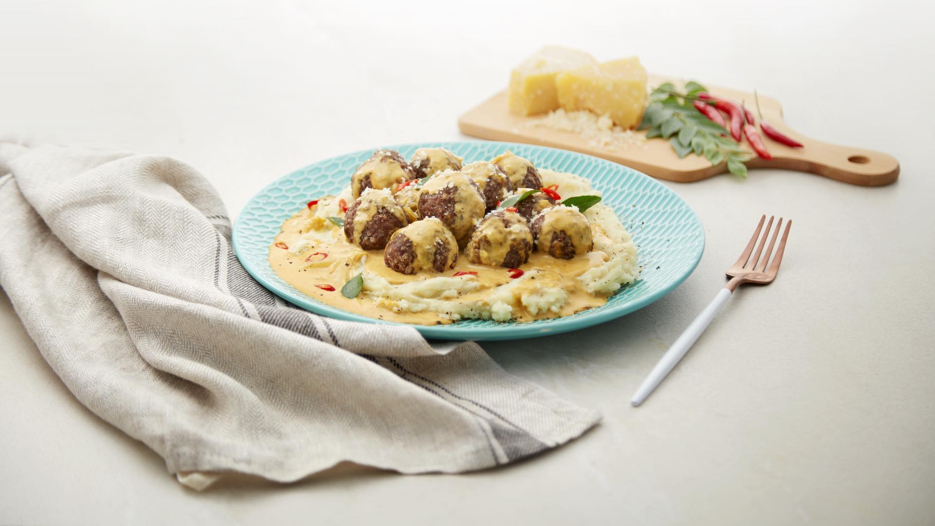 Bebola Daging Rasa Keju Kari