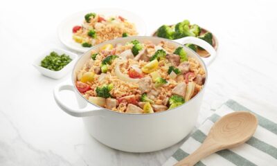 One Pot Broccoli Chicken Rice