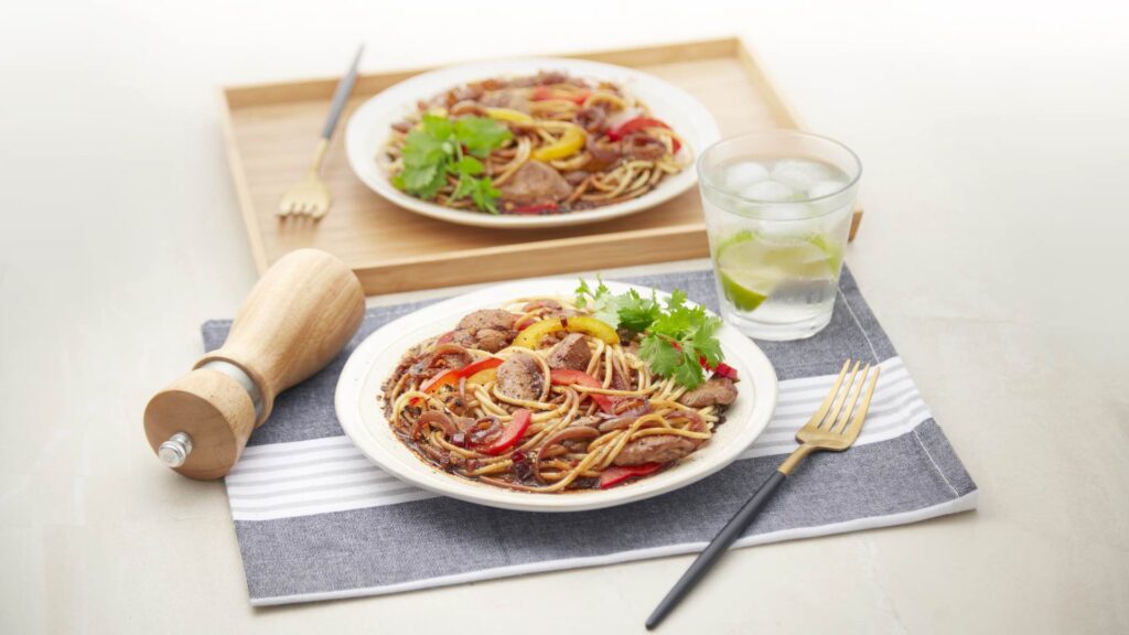 Spaghetti Ayam Black Pepper