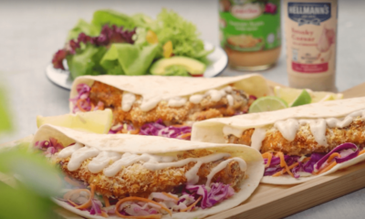 Wrap Ayam Panggang Rangup Coleslaw
