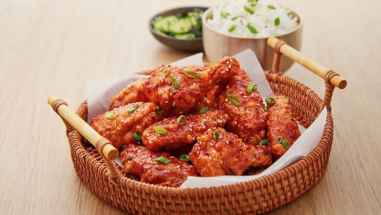 Ayam Goreng ala Korea side