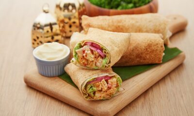 Ayam Masak Merah Burrito side