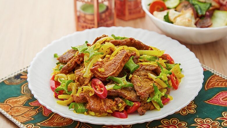 Daging Goreng Kunyit side
