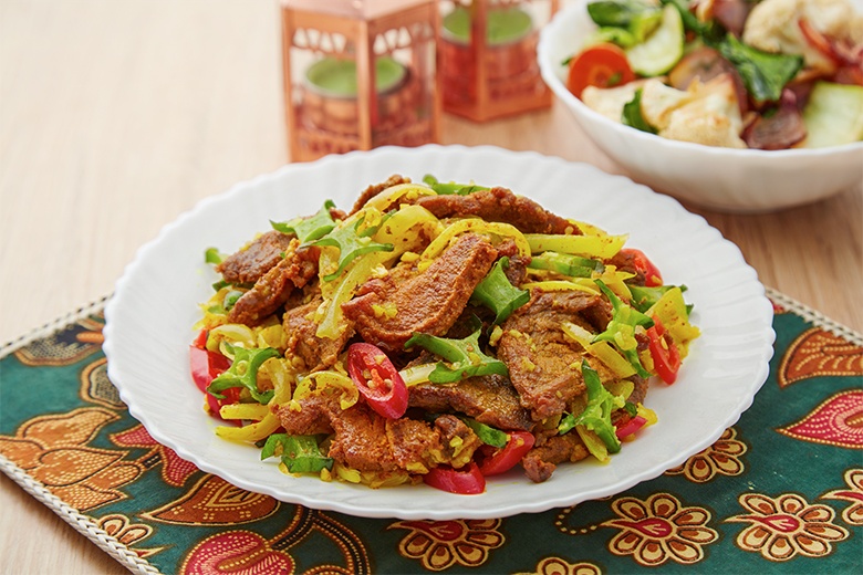 Daging Goreng Kunyit side