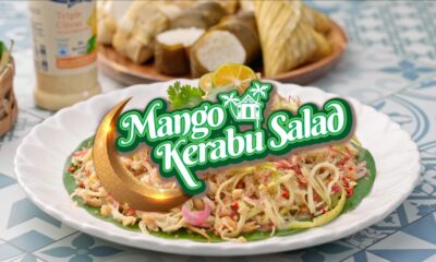 Kerabu Mangga dengan Ikan Bilis Rangup