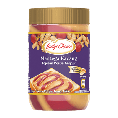 Lady’s Choice Mentega Kacang Lapisan Perisa Anggur