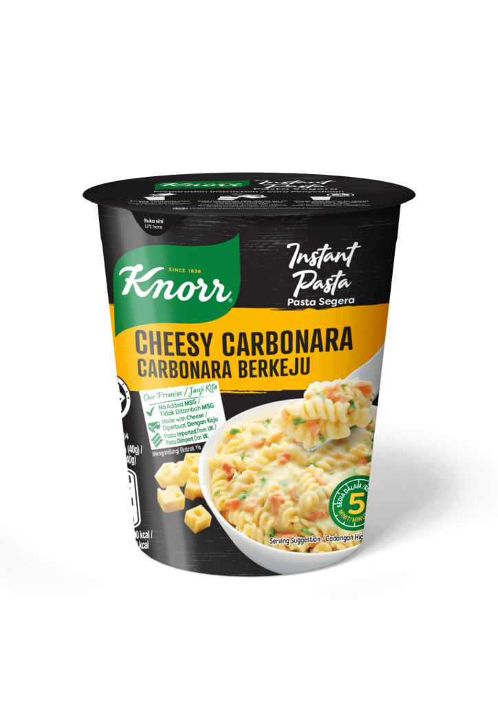 Knorr Cup Pasta Segera Carbonara Berkeju