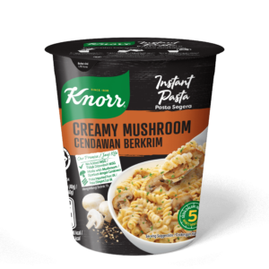Knorr Cup Pasta Segera Cendawan Berkrim