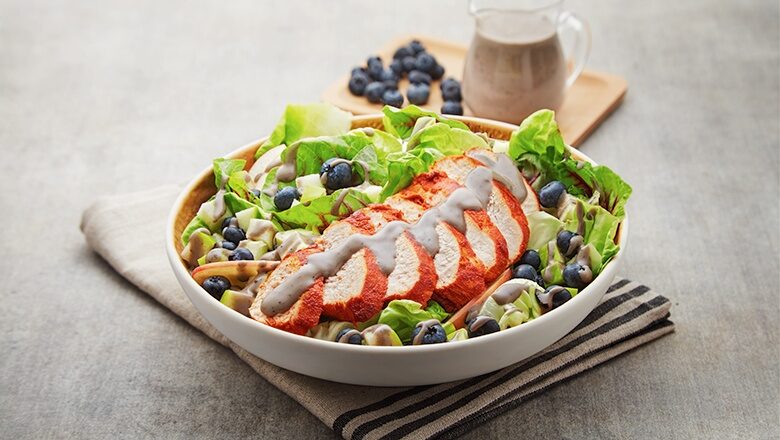 Blueberry Apple and Chicken Salad