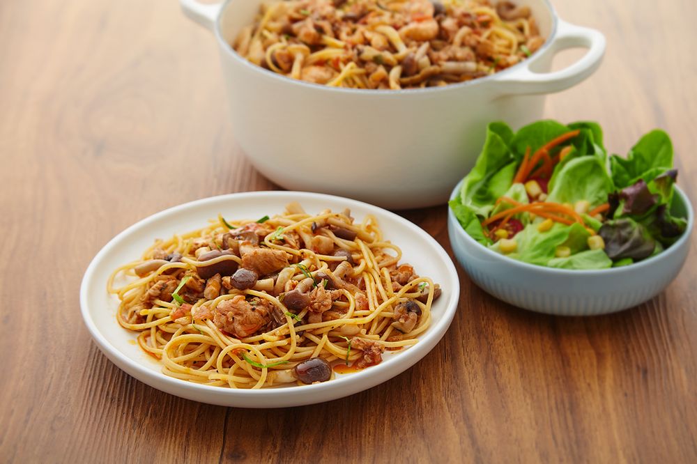 Tom Yam Spaghetti Bolognese