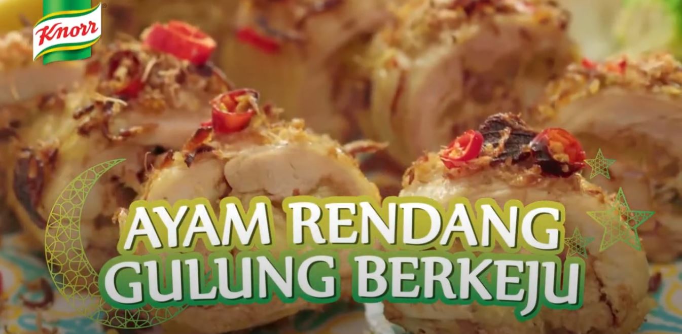 ayam rendang gulung berkeju